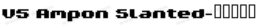 V5 Ampon Slanted字体转换